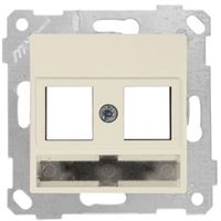 RİTA MEK TUŞ ETİKETLİ TLF DATA PRİZ (KON.SÜZ)KREM 1